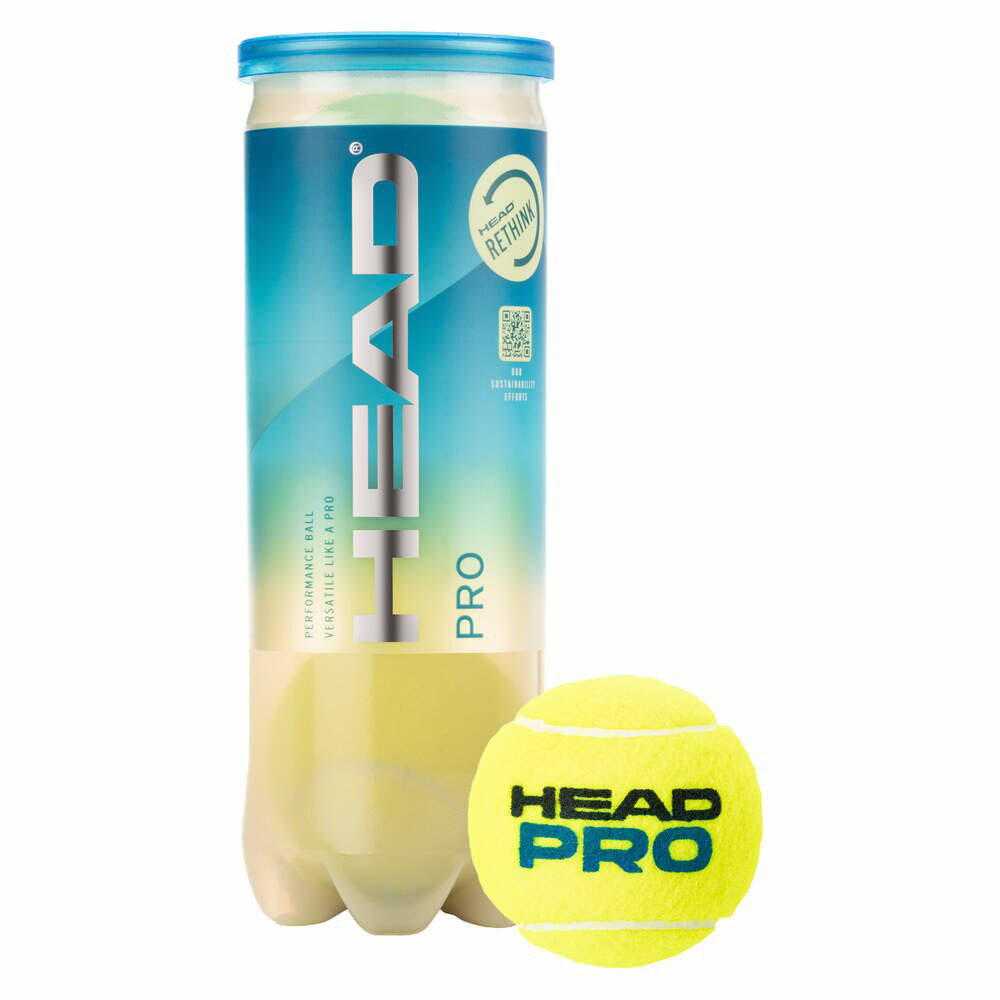 Мяч для большого тенниса HEAD Pro 3, упаковка 3 мяча, ITF