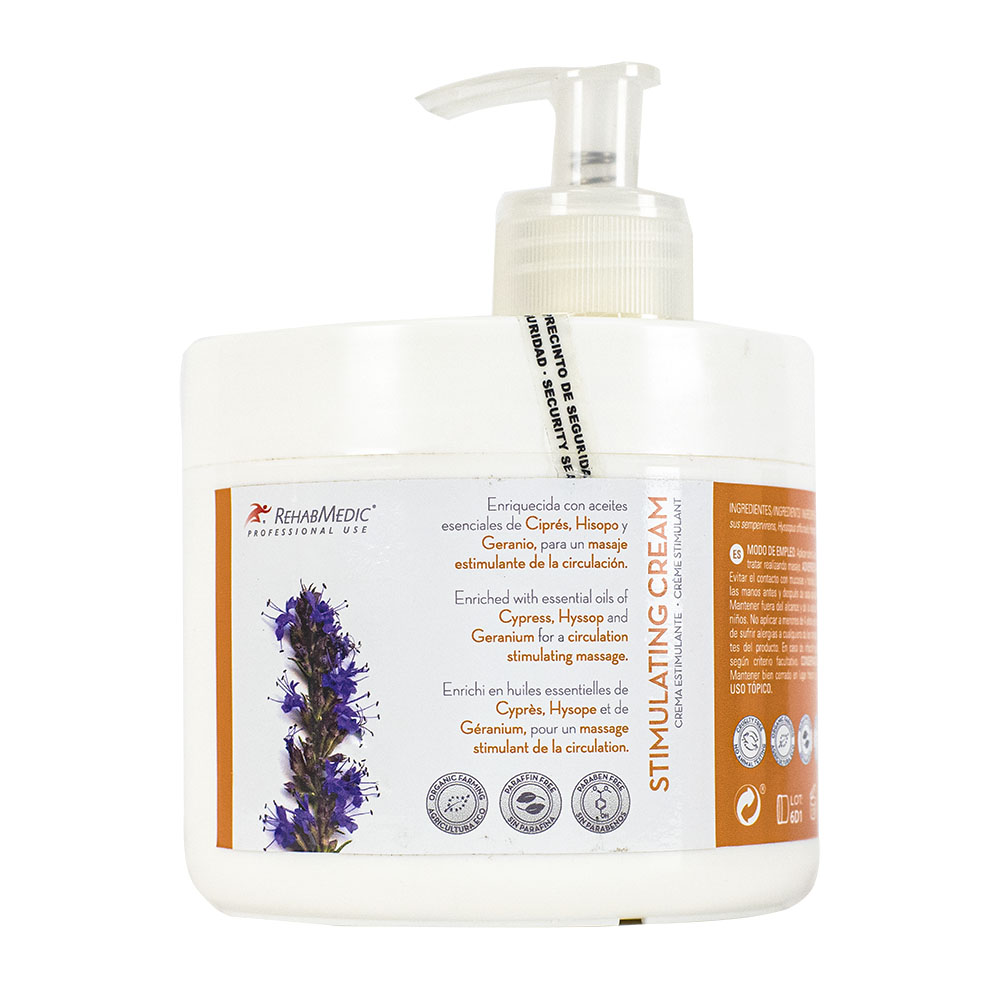 Стимулирующий массажный крем REHAB, 500 мл