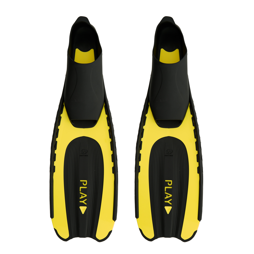 Ласты для плавания SALVAS Play Fin, Размер 36-37, Цвет Желтый