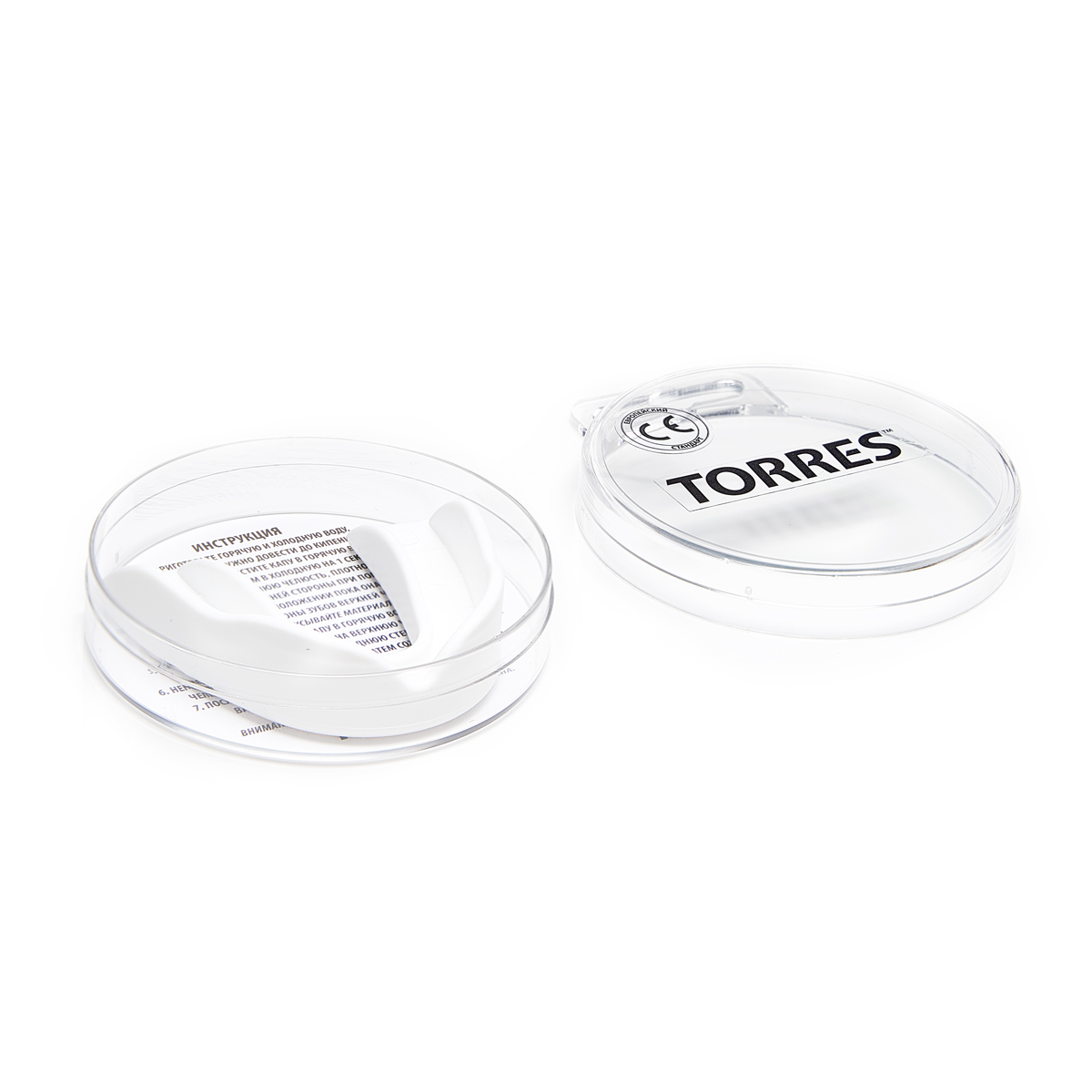 Капа боксерская TORRES, евростандарт, Цвет Белый