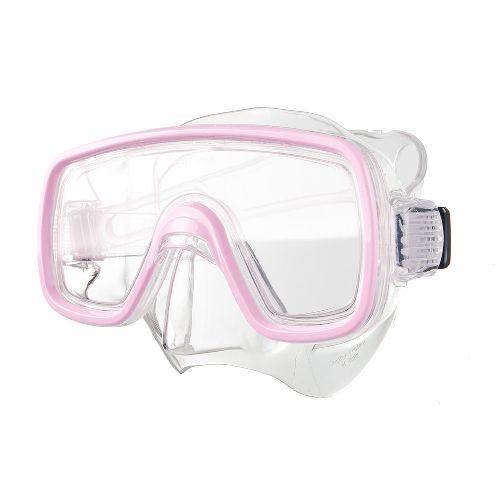 Маска для плавания SALVAS Domino Jr Mask, размер детский, Размер junior, Цвет Розовый