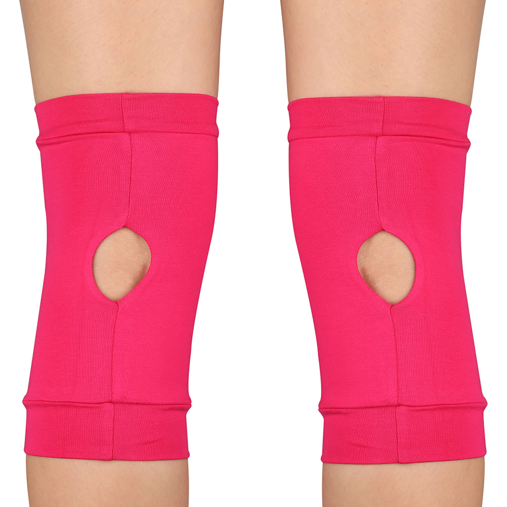 Наколенники для гимнастики и танцев INDIGO SM-113, Размер l, Цвет Фуксия