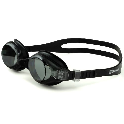 Очки для плавания TORRES Splash Junior детские, Цвет очков/линз Черный/Дымчатый