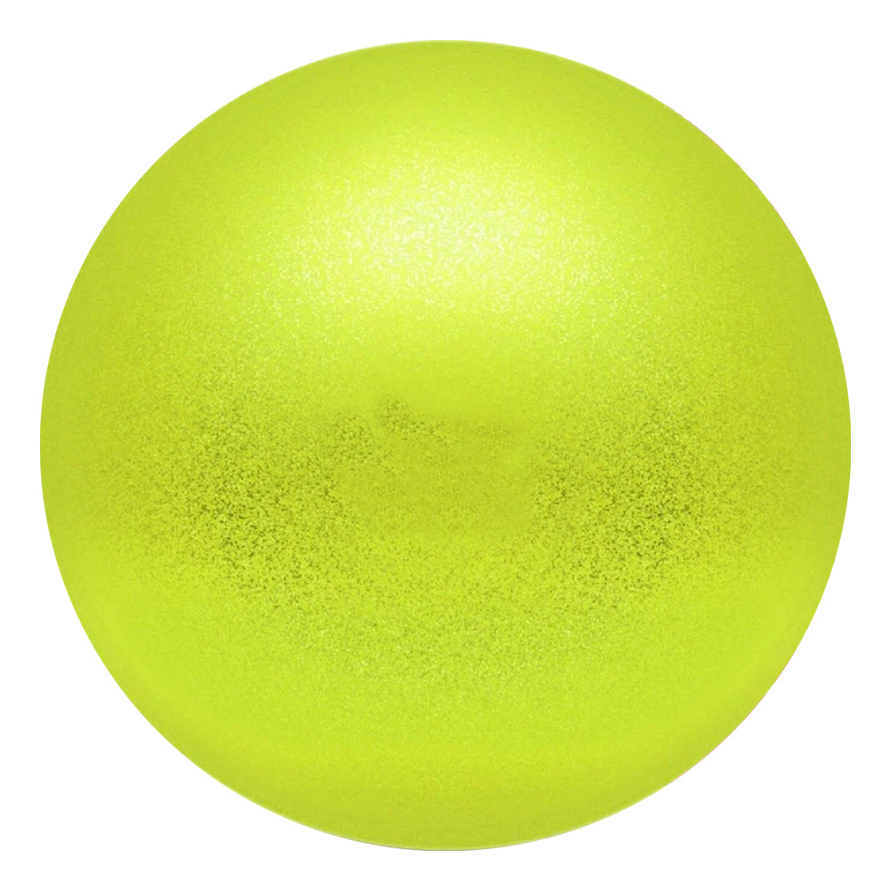 Мяч для художественной гимнастики  INDIGO IN119 диаметр 15 см, Цвет Лимонный