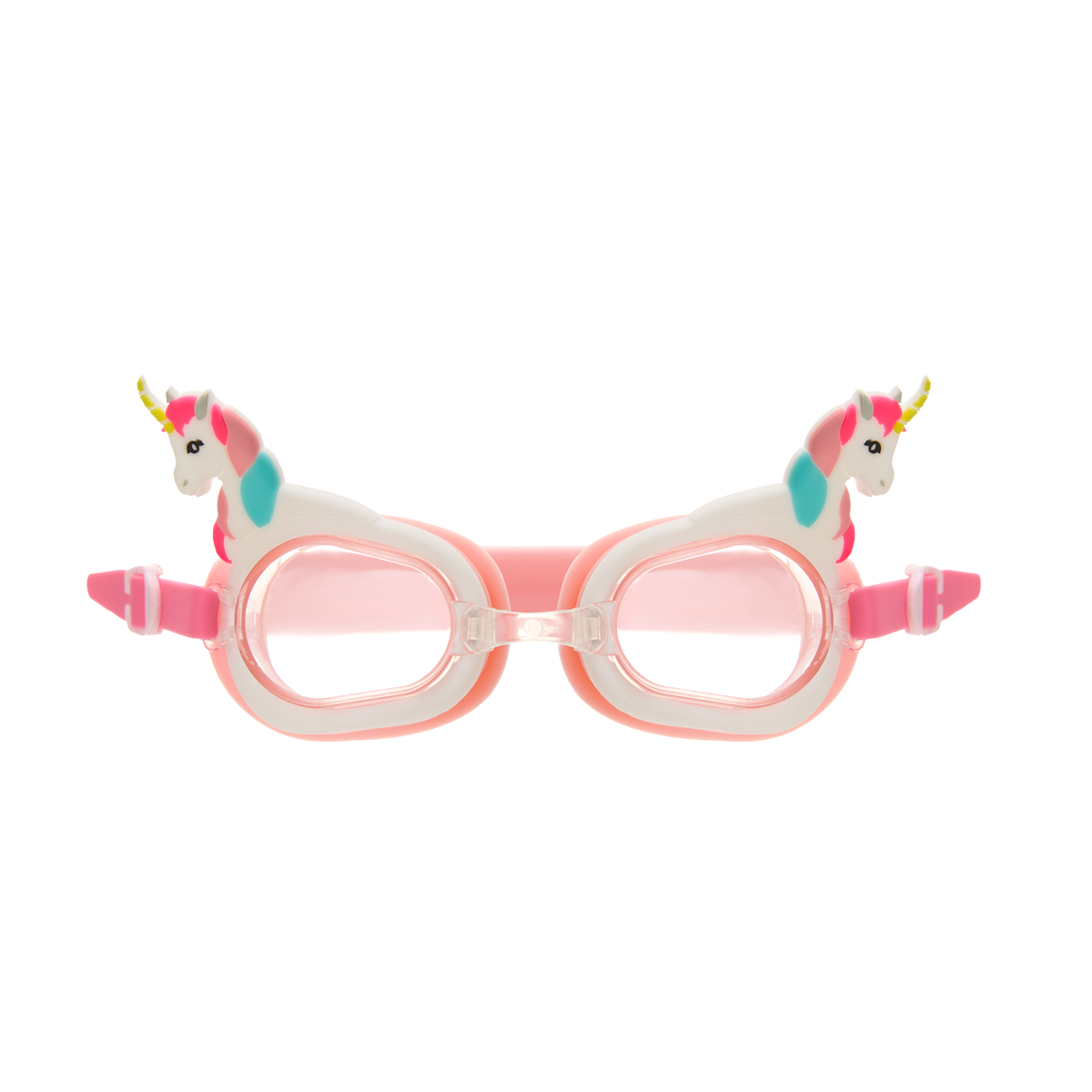 Очки для плавания TORRES Fun Kids детские (2-5 лет), Цвет очков/линз Розовый/Прозрачный