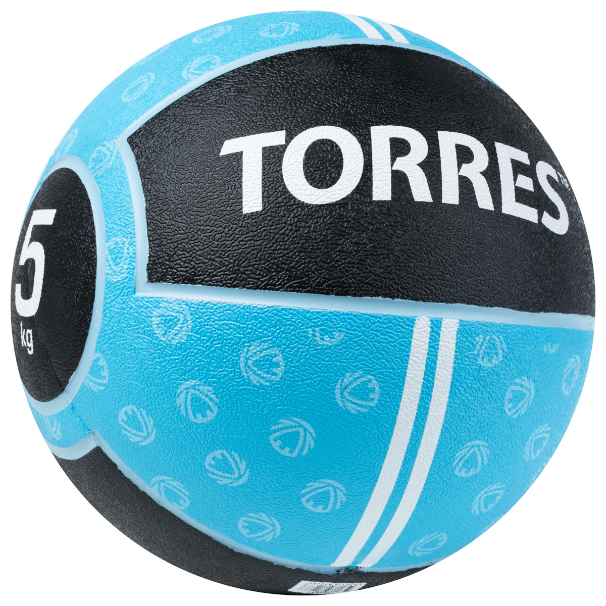 Медбол TORRES резина, Вес 5 кг