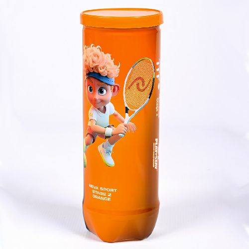 Мяч для большого тенниса NS Orange 5021005, упаковка 3 мяча,  детский