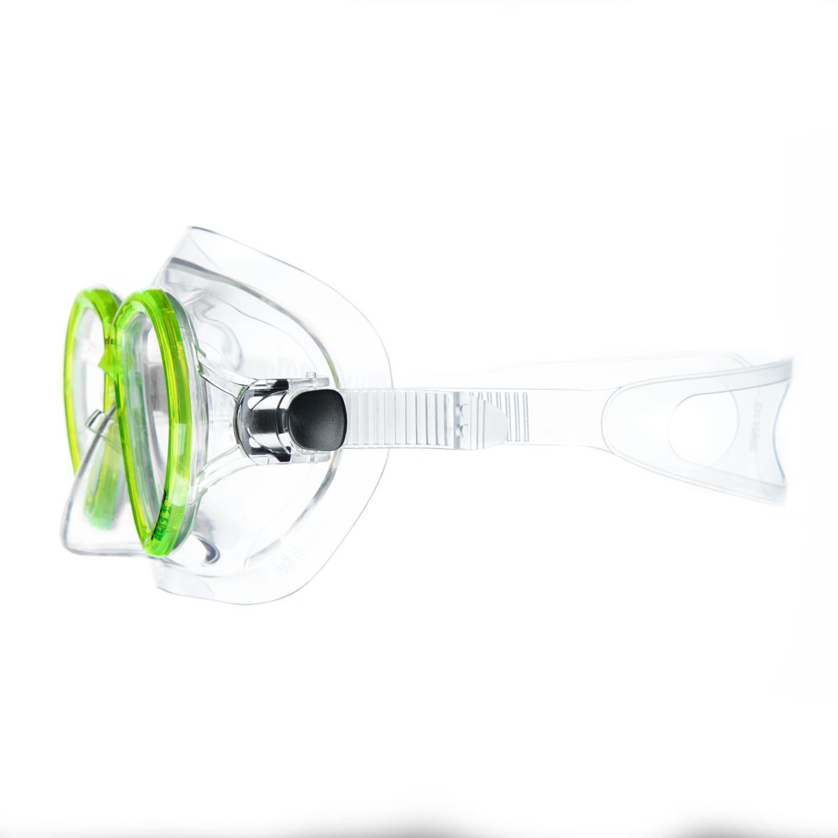 Маска для плавания SALVAS Change Mask, размер взрослый, Цвет Желтый