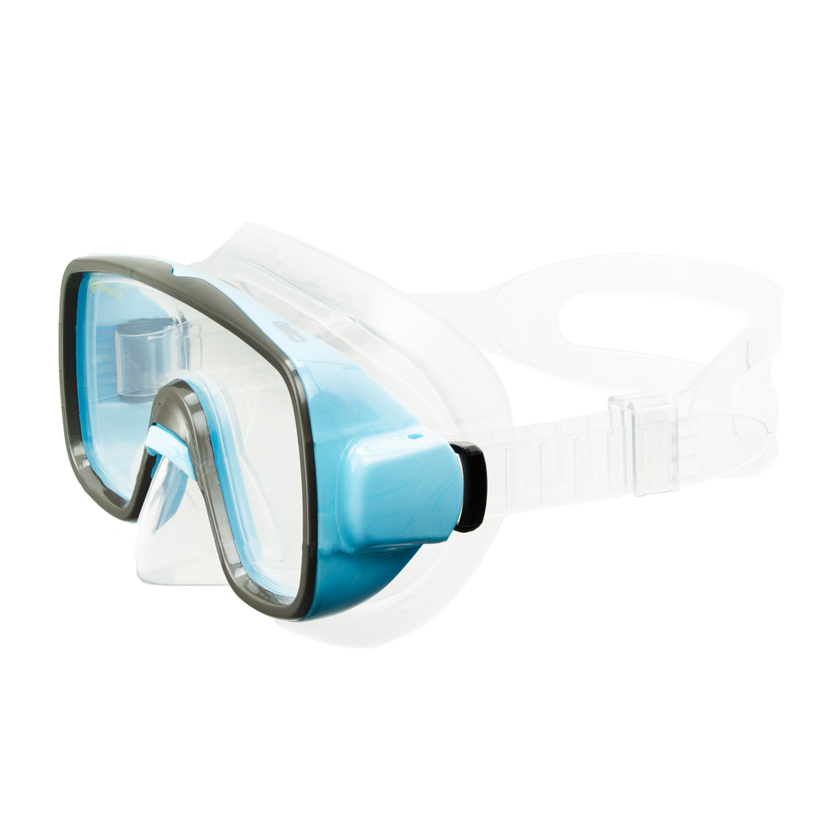 Маска для плавания SALVAS Geo Md Mask, размер Medium, Размер medium, Цвет Голубой