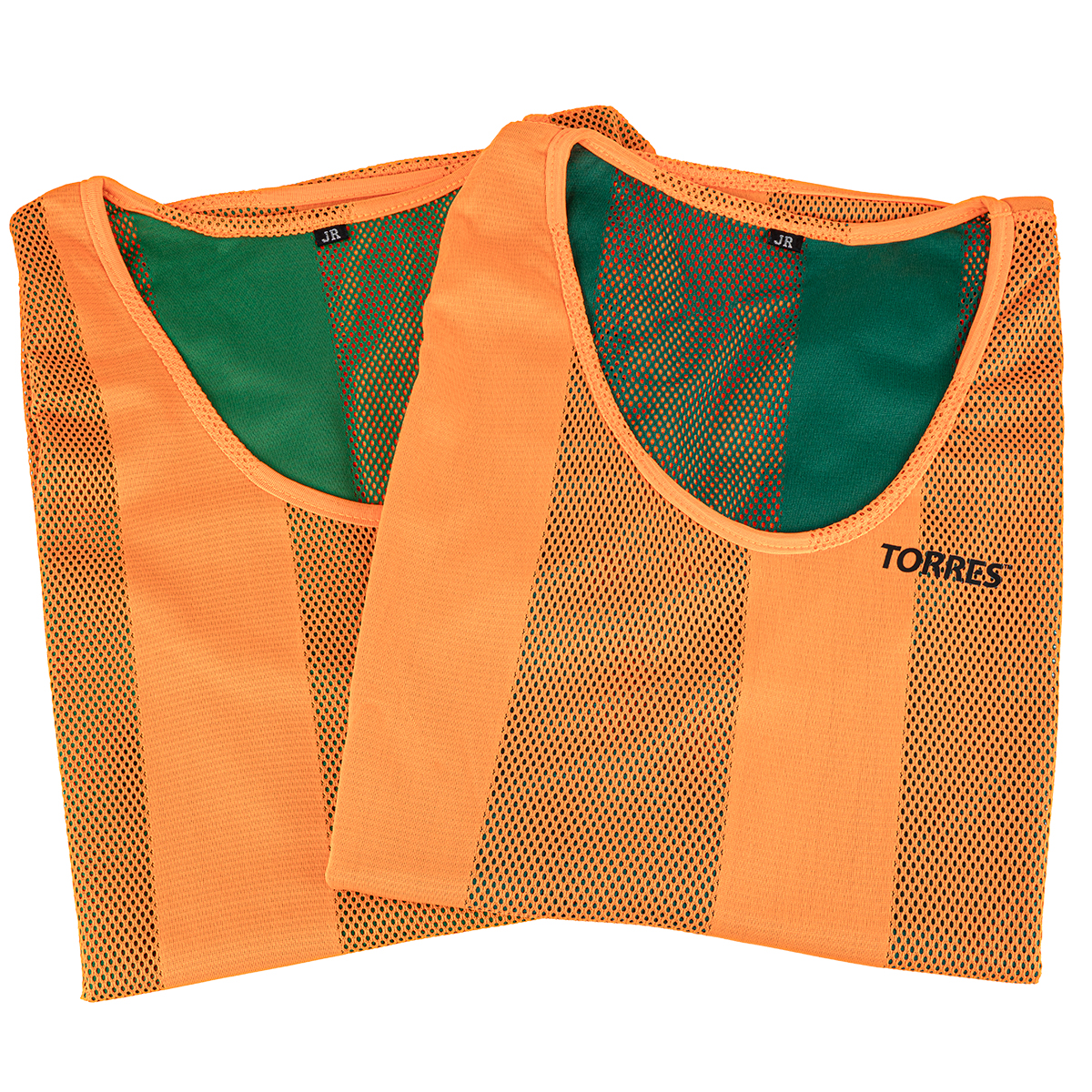 Манишка двухсторонняя TORRES детская, Цвет Оранжевый/Зеленый