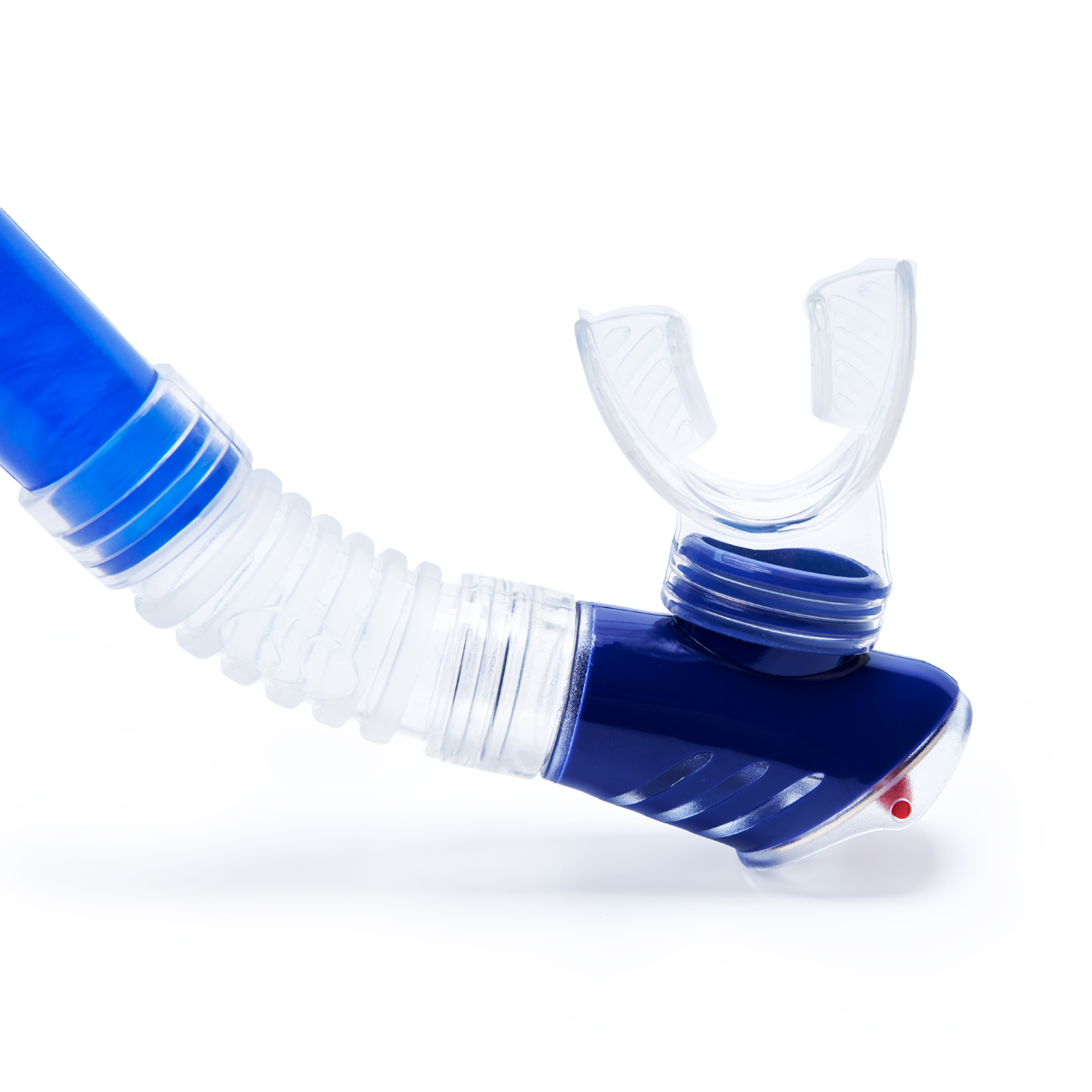 Трубка плавательная SALVAS Splash Snorkel, размер взрослый, Цвет Синий