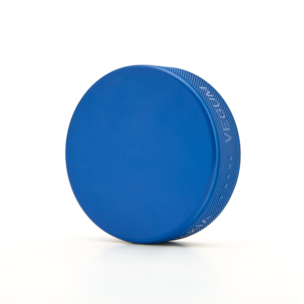 Шайба хоккейная Vegum, облегченная, вес 125 гр, синяя