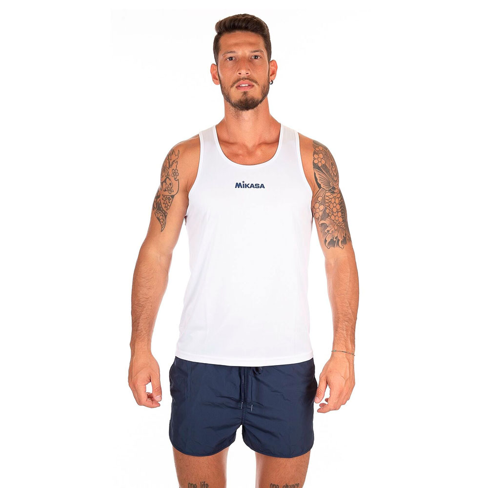 Майка для пляжного волейбола MIKASA, мужская, Размер 3xl, Цвет Белый