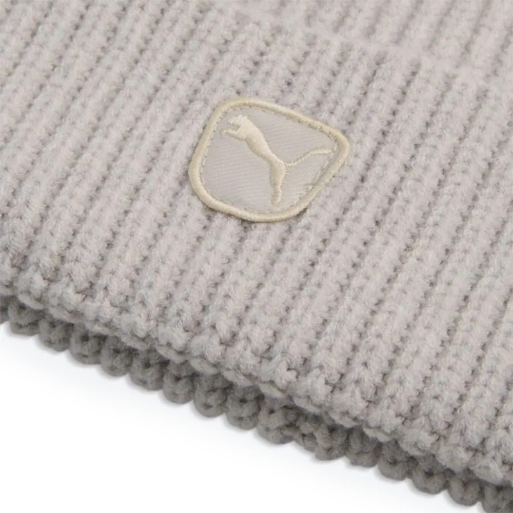 Шапка PUMA Cat Patch Mid Crown Beanie, Цвет Светло-серый
