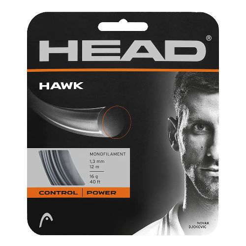 Струна теннисная HEAD Hawk 16, Цвет Серый