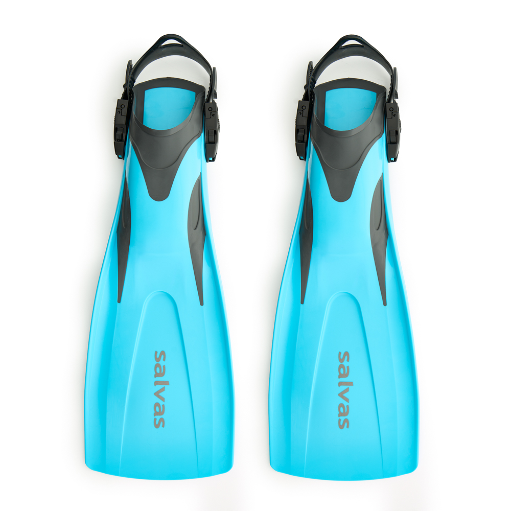 Ласты для плавания SALVAS Hazard Plus Fin, Размер m-l, Цвет Голубой
