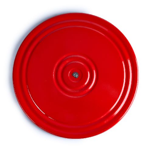 Диск здоровья 2-х цветный, металлический, диаметр 28 см, Цвет Красный