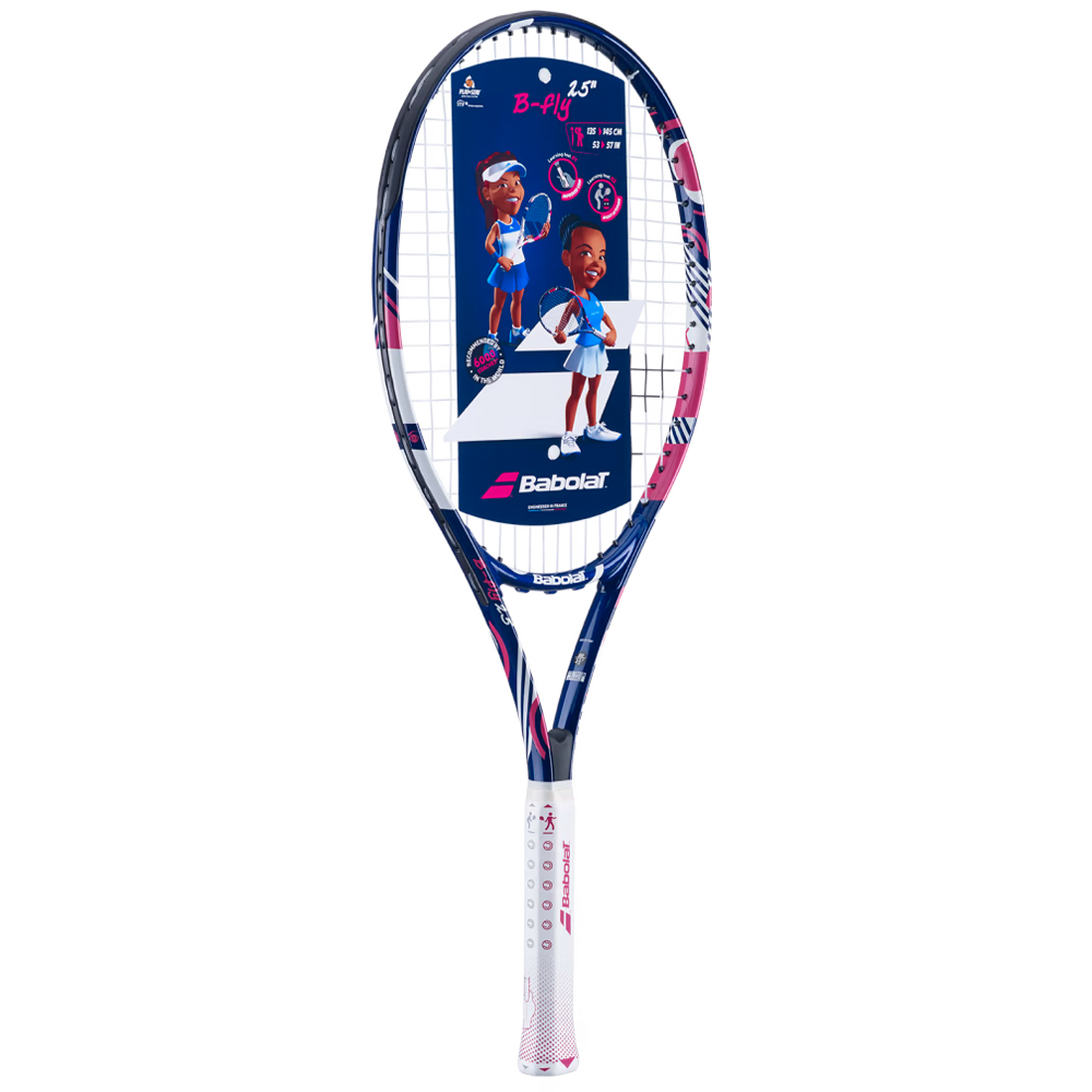 Ракетка для большого тенниса Babolat B`FLY 25, для детей 9-10 лет, алюминий