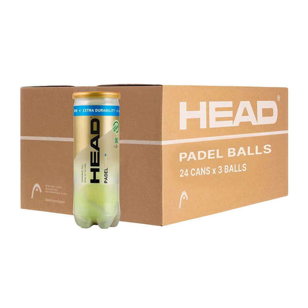 Мяч для падела HEAD Padel Pro S+, упаковка 3 мяча