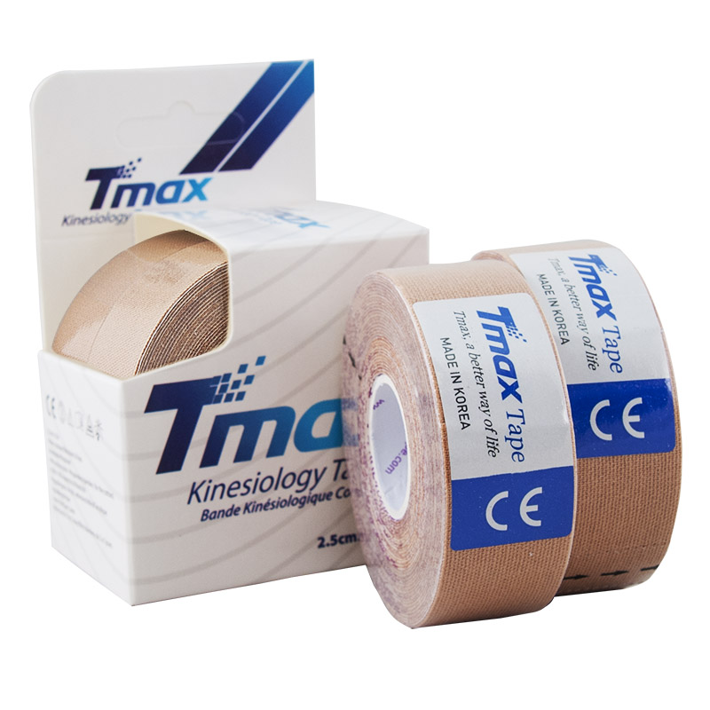 Тейп кинезиологический TMAX Extra Sticky 2,5 см x 5 м х.2 шт