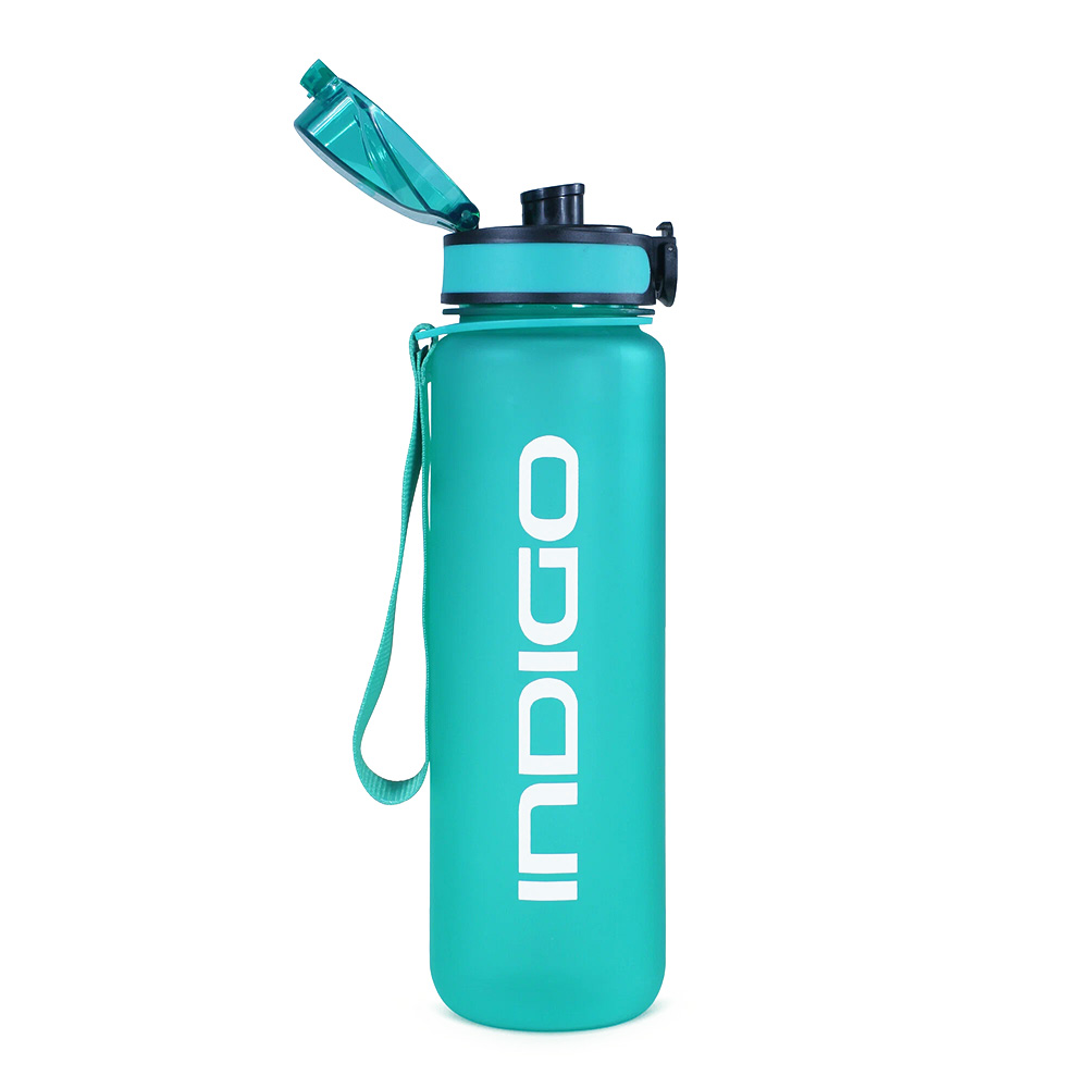 Бутылка для воды INDIGO Irtysh, 1000мл., Цвет Бирюзовый