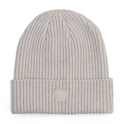 Шапка PUMA Cat Patch Mid Crown Beanie, Цвет Светло-серый