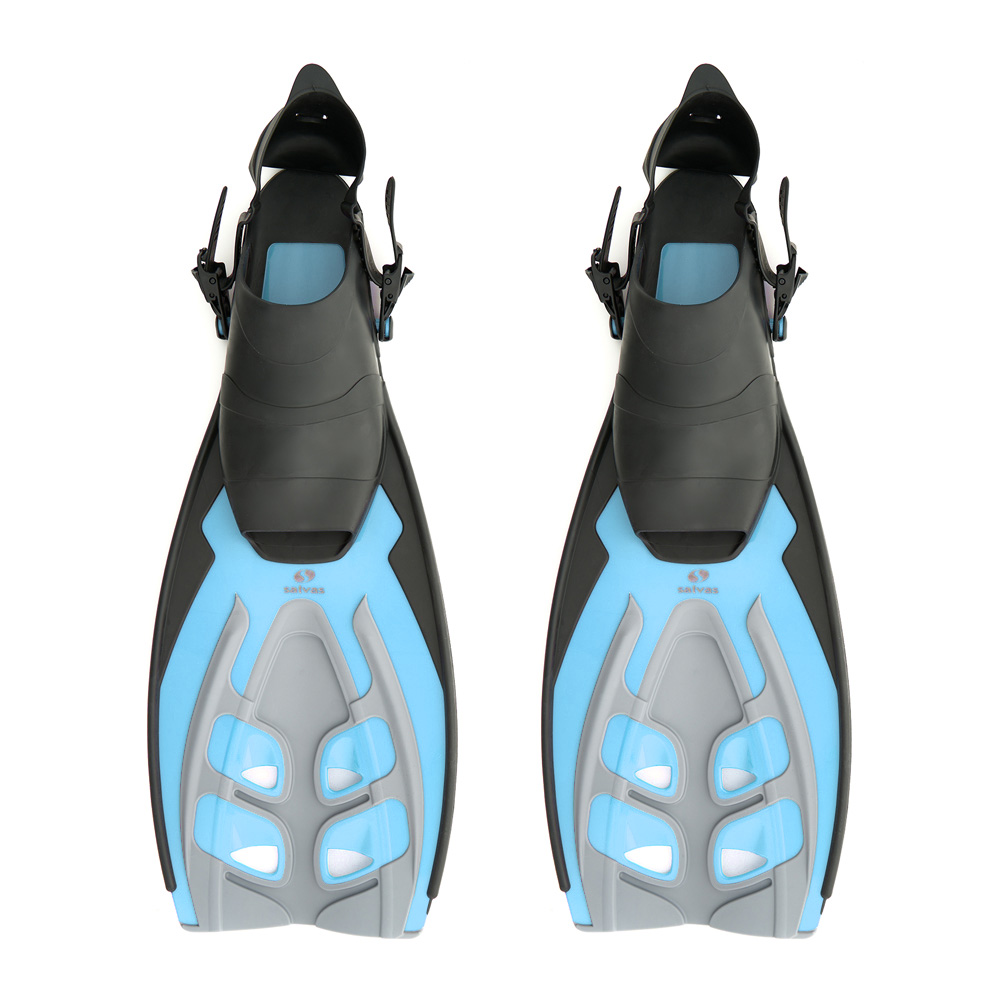 Ласты для плавания SALVAS Tonic Dive, Размер l-xl, Цвет Голубой