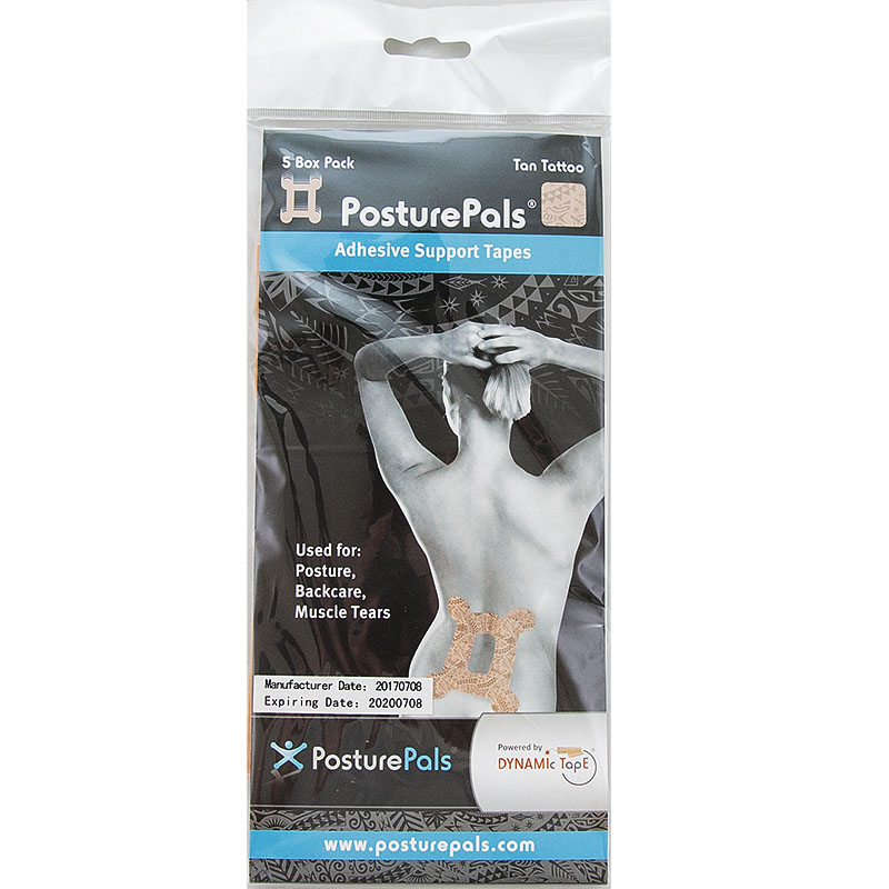 Тейп динамический POSTYREPALS Box Tape PP-Box-T, преднарезка, по 5 шт, телесный