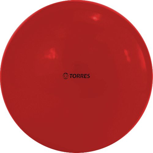 Мяч для художественной гимнастики TORRES, Диаметр 15 см, Цвет Красный