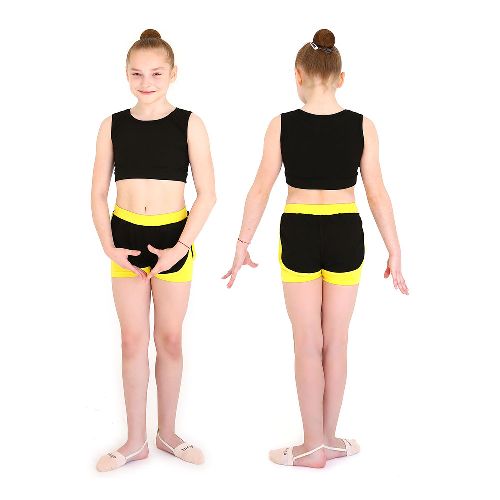 Шорты двойные гимнастические Indigo SM-346