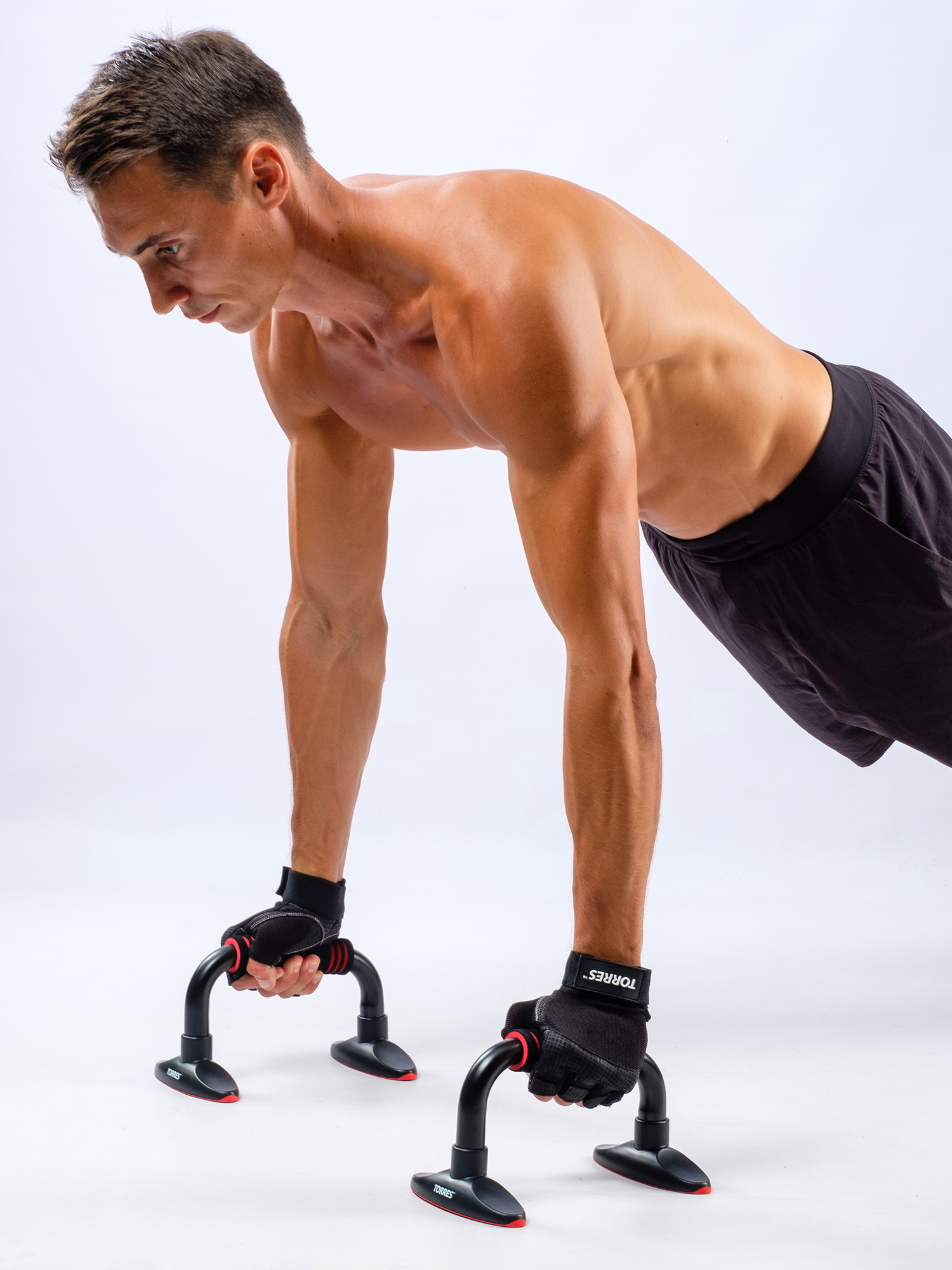 Перчатки для занятий спортом TORRES напульсник, нейлон, натуральная кожа, Размер m