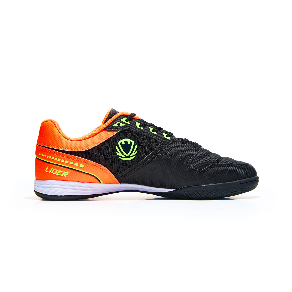 Бутсы зальные TORRES LIDER, Размер 38, Цвет Черный/Оранжевый