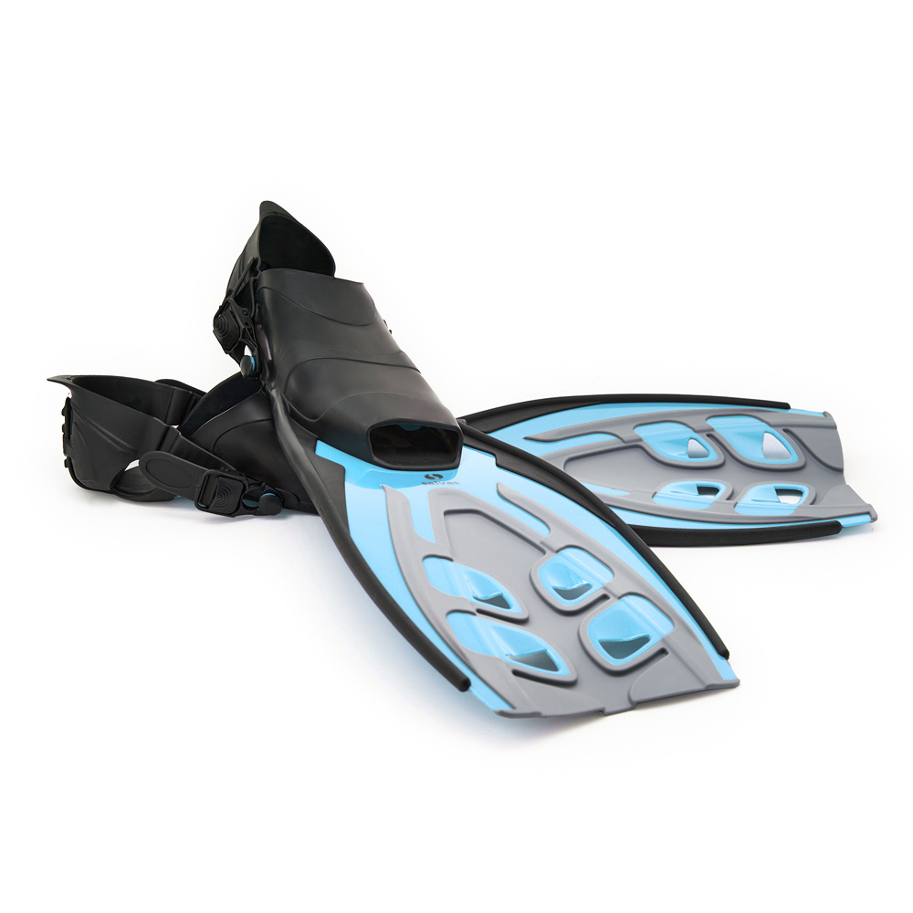 Ласты для плавания SALVAS Tonic Dive, Размер l-xl, Цвет Голубой