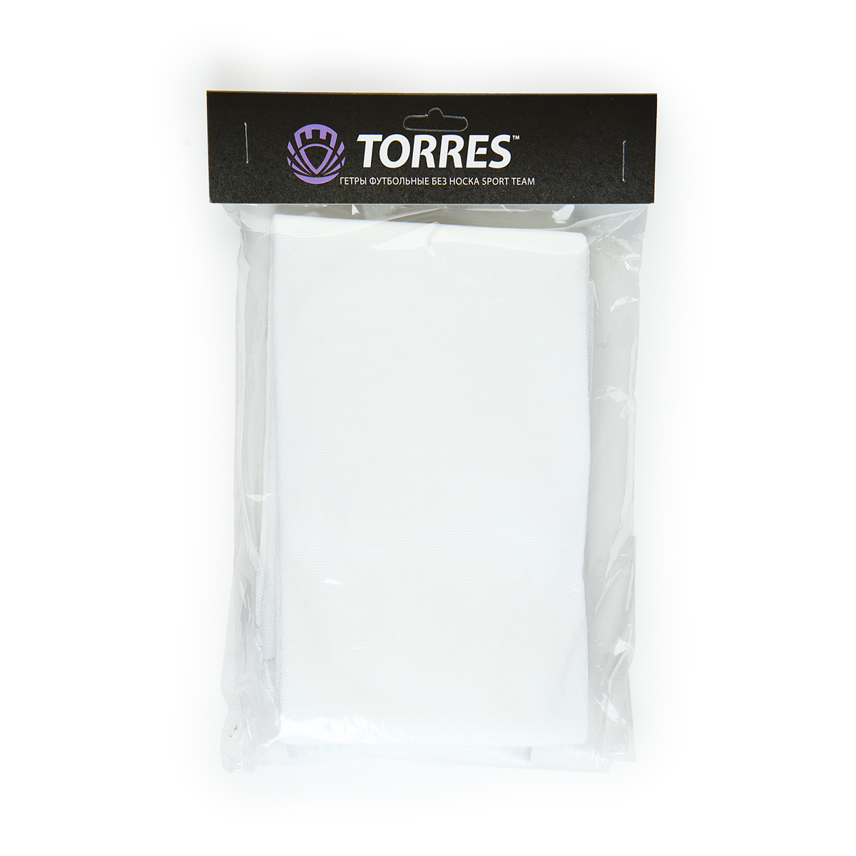 Гетры футбольные профессиональные TORRES Sport Team БЕЗ НОСКА, Размер 35-38, Цвет Белый