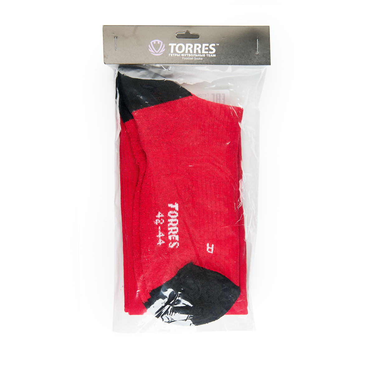 Гетры футбольные TORRES Sport Team, Размер 25-27, Цвет Красный