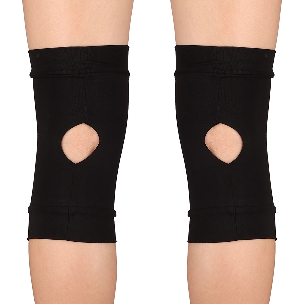 Наколенники для гимнастики и танцев INDIGO SM-113, Размер l, Цвет Черный
