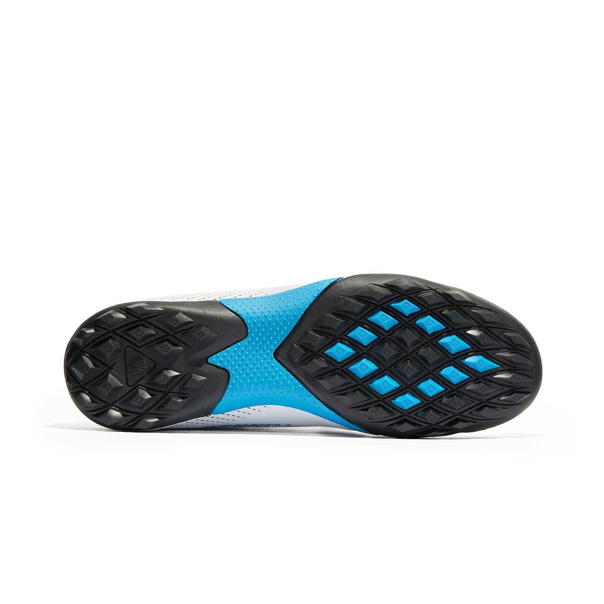 Бутсы футбольные (многошиповки) TORRES BOLA-J, с носком, Размер 34, Цвет Белый/Голубой