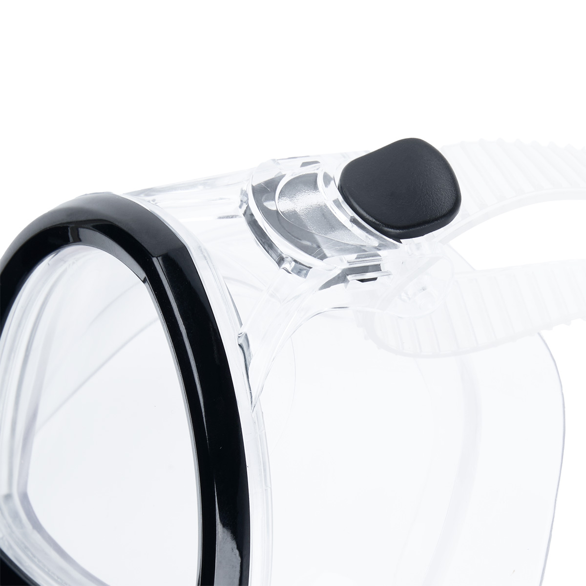 Маска для плавания SALVAS Change Mask, размер взрослый, Цвет Черный