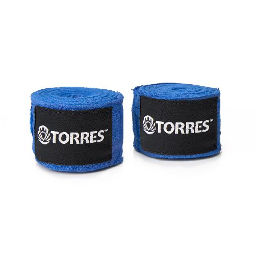Бинт боксерский эластичный TORRES, 1 пара, Размер Дл. 2,5 м, Цвет Синий