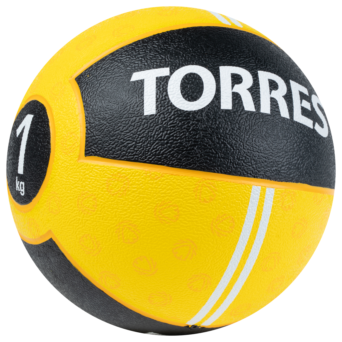 Медбол TORRES резина, Вес 1 кг
