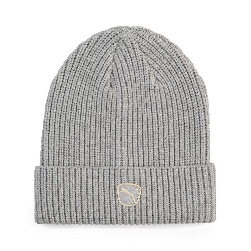 Шапка PUMA Cat Patch Mid Crown Beanie, Цвет Серый
