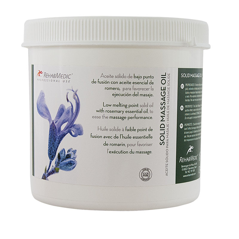 Масло массажное твёрдое REHABMEDIC Solid Massage Oil, C/ROMERO, с розмарином, 1000мл