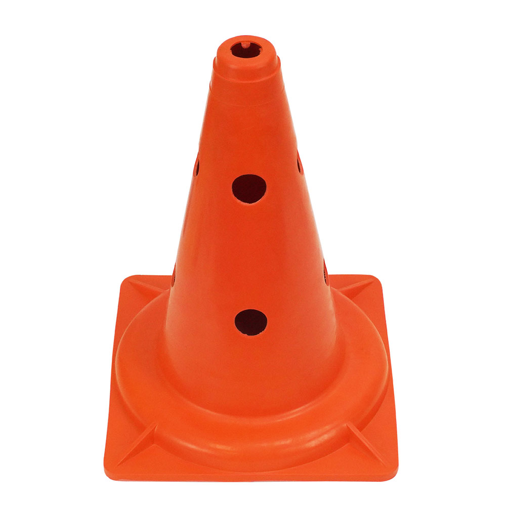 Конус тренировочный, с боковыми отверстиями, мягкий пластик, 32см