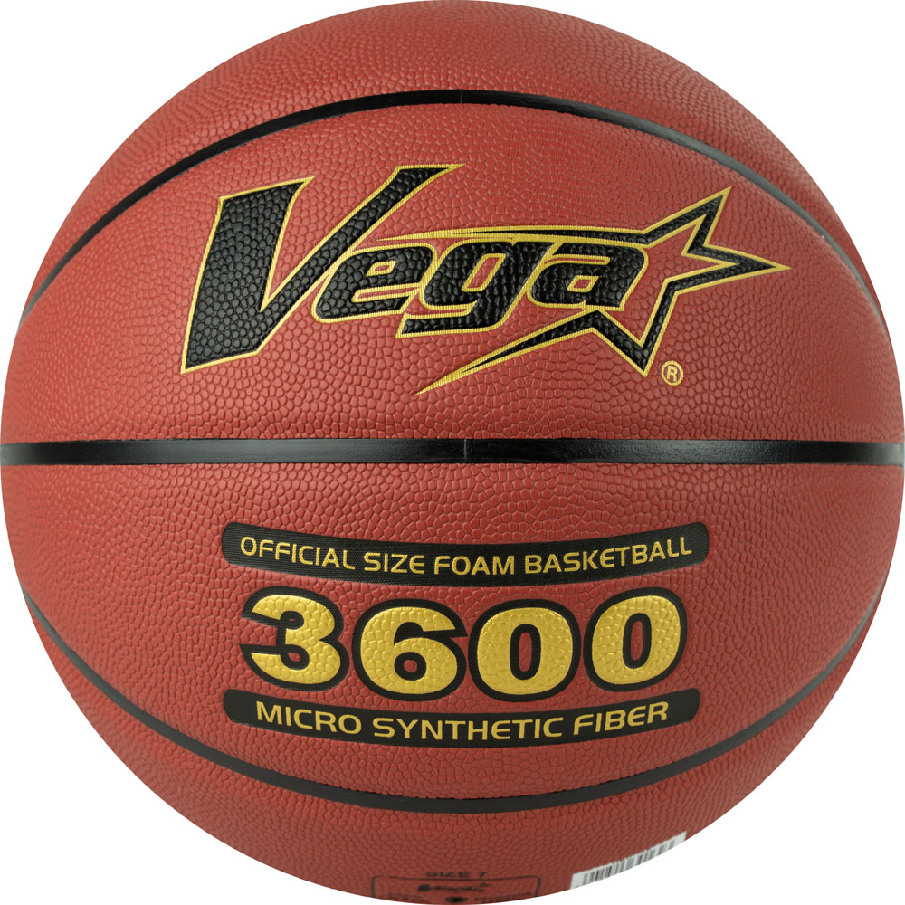 Мяч баскетбольный VEGA 3600, микрофибра, FIBA Approved, размер 7