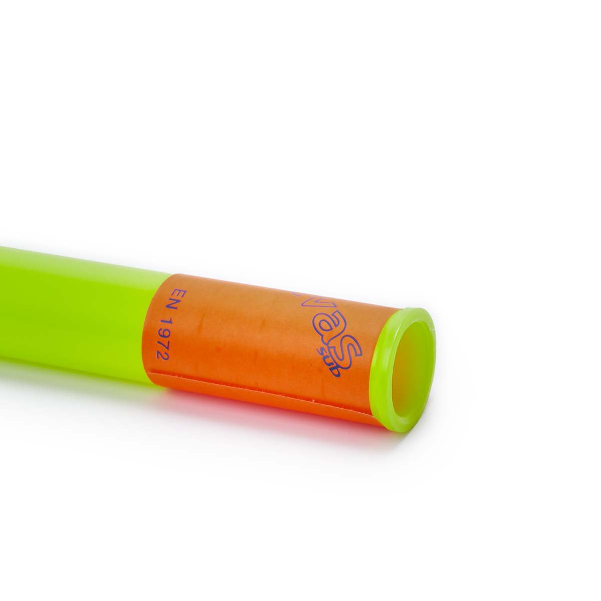 Трубка плавательная SALVAS Rapallo Snorkel, без клапана, размер взрослый, Цвет Желтый