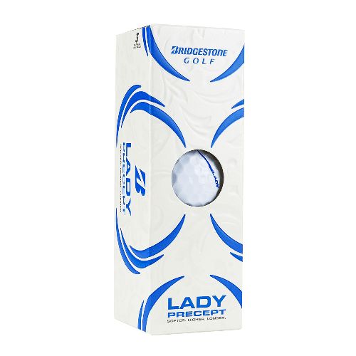 Мяч для гольфа Bridgestone Lady Precept, Цвет Белый