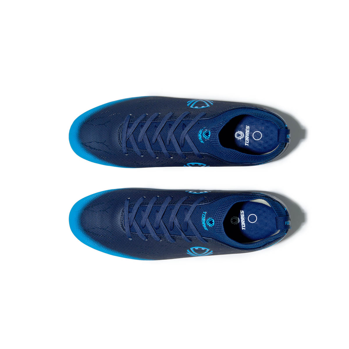 Бутсы футбольные TORRES GARRA, с носком, Размер 38, Цвет Синий/Голубой