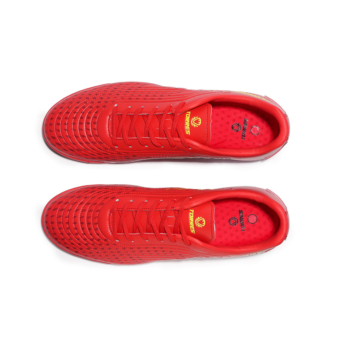 Бутсы зальные TORRES FLEX-J, Размер 34, Цвет Красный/Белый