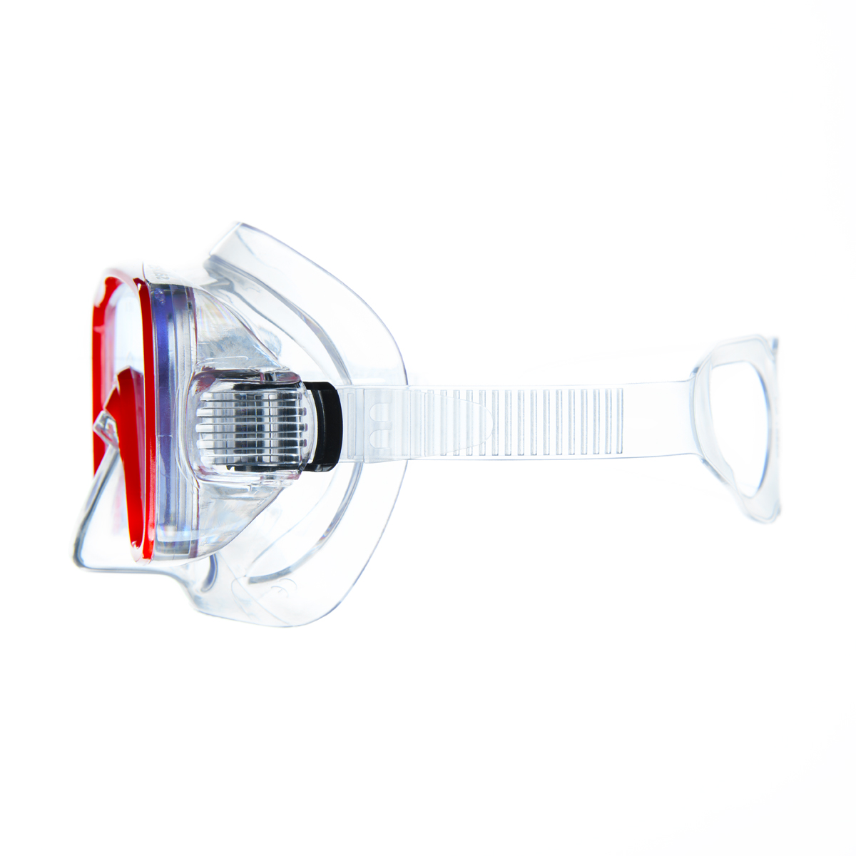 Маска для плавания SALVAS Domino Md Mask, размер Medium, Размер medium, Цвет Красный