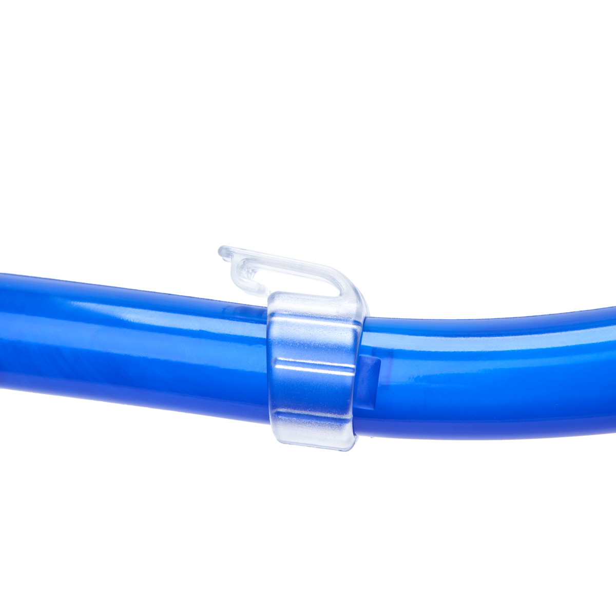 Трубка плавательная SALVAS Splash Snorkel, размер взрослый, Цвет Синий